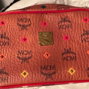 MCM Multi-Color Studs Leather Camera Bag